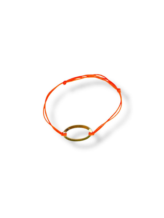ADJUSTABLE BRACELETS NEON ORANGE